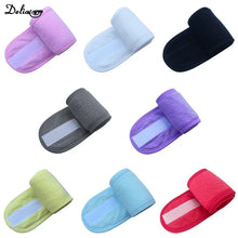 Load image into Gallery viewer, New Pink Soft Toweling Girls Hair Headbands for Face Washing Bath Makeup Hair Band for Women Adjustable SPA Facial Headband