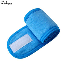 Load image into Gallery viewer, New Pink Soft Toweling Girls Hair Headbands for Face Washing Bath Makeup Hair Band for Women Adjustable SPA Facial Headband