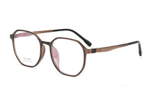 Load image into Gallery viewer, Polygonal Plastic Steel Spectacle Frame Men&#39;s Retro Fashionable Eyeglasses Women&#39;s Lightweight Comfortable Myopia Eyewears