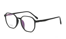 Load image into Gallery viewer, Polygonal Plastic Steel Spectacle Frame Men&#39;s Retro Fashionable Eyeglasses Women&#39;s Lightweight Comfortable Myopia Eyewears