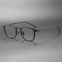 Load image into Gallery viewer, Pure titanium eye Glasses Frame for Men Women Ultralight Round Prescription Eyeglasses Frames Retro Optical Eyewear Frame