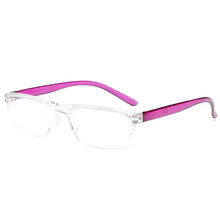 Carica l&#39;immagine nel visualizzatore di Gallery, New Reading Glasses Women Men Clear Computer Presbyopic Eyeglasses Spring Legs Frame Eyewear 150 +200 +250 +300 +350
