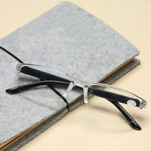 Carica l&#39;immagine nel visualizzatore di Gallery, New Reading Glasses Women Men Clear Computer Presbyopic Eyeglasses Spring Legs Frame Eyewear 150 +200 +250 +300 +350