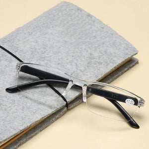 New Reading Glasses Women Men Clear Computer Presbyopic Eyeglasses Spring Legs Frame Eyewear 150 +200 +250 +300 +350