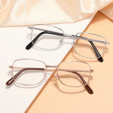 Load image into Gallery viewer, New Reading Glasses Men Ultralight Clear Lens Glasses Portable Gift for Parents Anti fatigue Presbyopic Eyewear +1.0 to +4.0