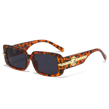 Load image into Gallery viewer, Retro Luxury Square Sunglasses For Women Men Flower Decoration Fashion Ladies Sun Glasses Ins Hot Shading Eyewear UV400