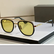 Carica l&#39;immagine nel visualizzatore di Gallery, Shelf DTA Top Brand   Brand Men Women Sun Glasses Male Retro Female Sunglasses For  Mach Style Eight Sunglasses