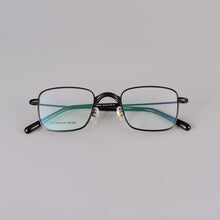 Carica l&#39;immagine nel visualizzatore di Gallery, New Square Frames Glasses Made of Titanium and Acetate with Fine Quality Men  Eyeglasses Women  Glasses