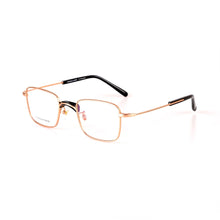Carica l&#39;immagine nel visualizzatore di Gallery, New Square Frames Glasses Made of Titanium and Acetate with Fine Quality Men  Eyeglasses Women  Glasses