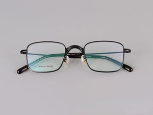 New Square Frames Glasses Made of Titanium and Acetate with Fine Quality Men  Eyeglasses Women  Glasses