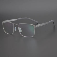 Load image into Gallery viewer, Square Titanium Alloy Glasses Frame Men Optical Myopia Prescription Eyeglasses Frame Women Denmark   Screwless Eyewear