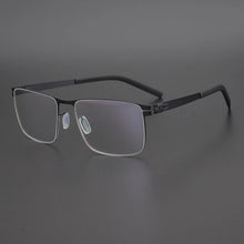 Load image into Gallery viewer, Square Titanium Alloy Glasses Frame Men Optical Myopia Prescription Eyeglasses Frame Women Denmark   Screwless Eyewear
