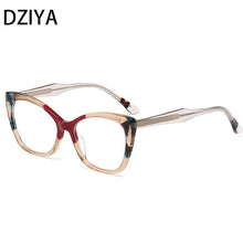 Load image into Gallery viewer, Style Vintage  Cat Eye Acetate Fiber Spectacle Frame for Women High-Grade Female Prescription Eyewear 60999