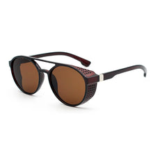 Load image into Gallery viewer, New Stylish Round Steampunk Sunglasses Women Men Vintage Brand Sun Glasses Steam Punk Retro Sun Glasses Oculus de sol