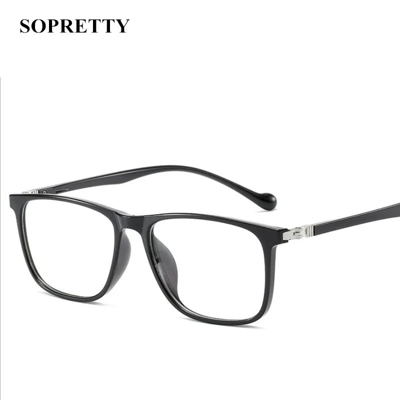 TR90 Myopia Glasses Frame ,Square Ultralight Glasses Frames  ,Presbyopia Optical Eyeglasses Frames For Men Women F8064