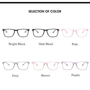 TR90 Myopia Glasses Frame ,Square Ultralight Glasses Frames  ,Presbyopia Optical Eyeglasses Frames For Men Women F8064