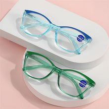 Load image into Gallery viewer, New Transparent Pink Presbyopia Computer Reading Glasses For Women Men Far Sighted Eyeglasses Diopters +1.0+1.5+2.0+2.5+3.0+3.5