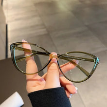 Load image into Gallery viewer, New Trend Myopia Galsses for Women Unisex Luxury Cat Eye Design Near Sight Eyeglasses Ladies Transparent Anti-blue Light Glasses