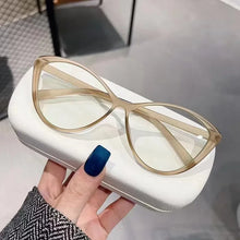Load image into Gallery viewer, New Trend Myopia Galsses for Women Unisex Luxury Cat Eye Design Near Sight Eyeglasses Ladies Transparent Anti-blue Light Glasses