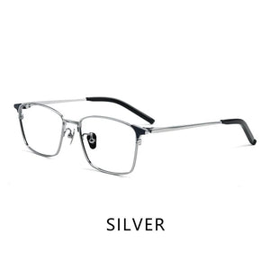 Trend Retro Pure Titanium Man Glasses Frame Women Polygon Fashion Luxury Glasses Frame