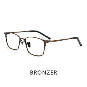 Trend Retro Pure Titanium Man Glasses Frame Women Polygon Fashion Luxury Glasses Frame