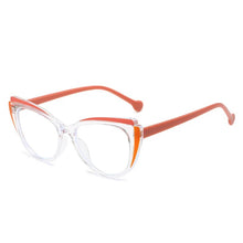 Load image into Gallery viewer, Trends Cat Eye Glasses for Women Punk Clear Lens Eyewear Lady Brand Designer Shades Transparent Eyeglass Frame