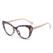 Load image into Gallery viewer, Trends Cat Eye Glasses for Women Punk Clear Lens Eyewear Lady Brand Designer Shades Transparent Eyeglass Frame