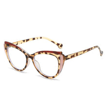 Load image into Gallery viewer, Trends Cat Eye Glasses for Women Punk Clear Lens Eyewear Lady Brand Designer Shades Transparent Eyeglass Frame