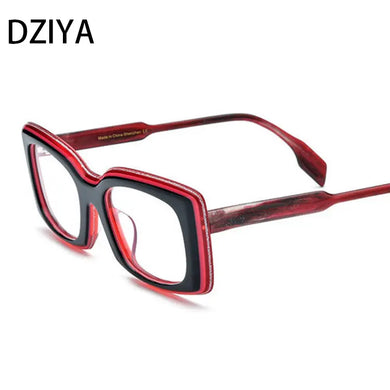 Trends rectangle Acetate Eyeglass Frame Women Optical Frame Computer Eyeglasses Prescription Glasses 60562