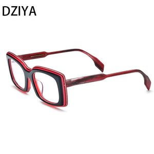 Trends rectangle Acetate Eyeglass Frame Women Optical Frame Computer Eyeglasses Prescription Glasses 60562