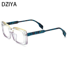 Load image into Gallery viewer, Trends rectangle Acetate Eyeglass Frame Women Optical Frame Computer Eyeglasses Prescription Glasses 60562