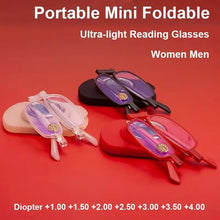 Load image into Gallery viewer, Ultra-thin Phone holder Reading glasses Men Women TR90 Anti-blue light Computer Spectacles And convenient to carry around