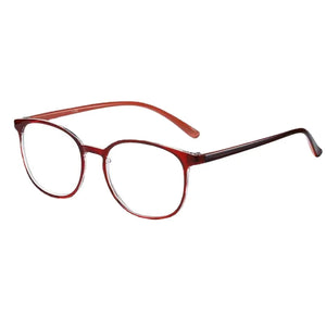 New Ultralight PC Frame Women's Reading Glasses Elliptic Portable High-definition Man Presbyopic Eyeglasses Diopter +1.0 ~ +4.0