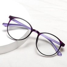 Carica l&#39;immagine nel visualizzatore di Gallery, New Ultralight PC Frame Women&#39;s Reading Glasses Elliptic Portable High-definition Man Presbyopic Eyeglasses Diopter +1.0 ~ +4.0