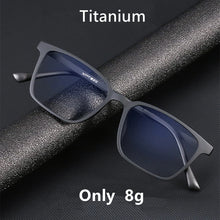 Load image into Gallery viewer, Ultralight TR90 Glasses Frame Pure Titanium Myopia Glasses Male Retro Square Large Frame Comfortable Optical Glasses Frame