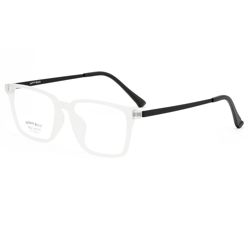 Ultralight TR90 Glasses Frame Pure Titanium Myopia Glasses Male Retro Square Large Frame Comfortable Optical Glasses Frame