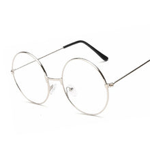 Load image into Gallery viewer, Vintage Round Glasses Frame Women Metal Small Circle Shape Eyewear Clear Optical Eyeglasses Transparent Lens Spectacle
