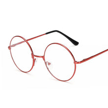 Load image into Gallery viewer, Vintage Round Glasses Frame Women Metal Small Circle Shape Eyewear Clear Optical Eyeglasses Transparent Lens Spectacle