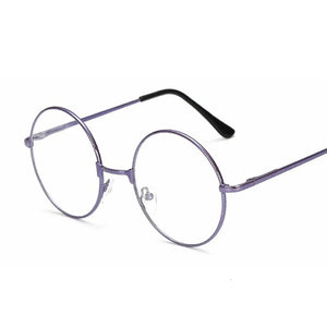 Vintage Round Glasses Frame Women Metal Small Circle Shape Eyewear Clear Optical Eyeglasses Transparent Lens Spectacle