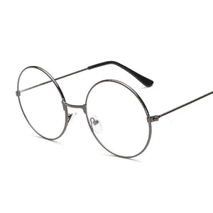 Vintage Round Glasses Frame Women Metal Small Circle Shape Eyewear Clear Optical Eyeglasses Transparent Lens Spectacle