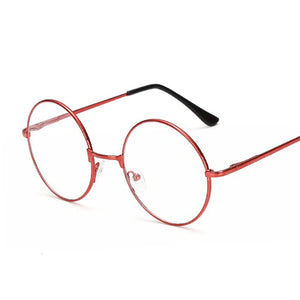 Vintage Round Glasses Frame Women Metal Small Circle Shape Eyewear Clear Optical Eyeglasses Transparent Lens Spectacle