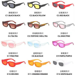 New Women's Summer Small Cat Eye Sunglasses Men's Beach Shading Sun Glasses UV Protection Eyewear Street Photo Glasses