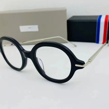 Load image into Gallery viewer, York Brand Designer Eyeglasses Retro Round Titanium Acetate Glasses Frame TBX000 Blue Light Prescription Optical Eyewear