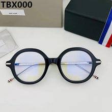 Load image into Gallery viewer, York Brand Designer Eyeglasses Retro Round Titanium Acetate Glasses Frame TBX000 Blue Light Prescription Optical Eyewear