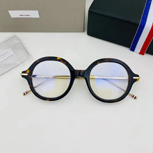 Load image into Gallery viewer, York Brand Designer Eyeglasses Retro Round Titanium Acetate Glasses Frame TBX000 Blue Light Prescription Optical Eyewear