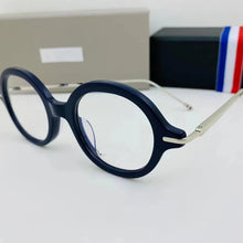 Load image into Gallery viewer, York Brand Designer Eyeglasses Retro Round Titanium Acetate Glasses Frame TBX000 Blue Light Prescription Optical Eyewear