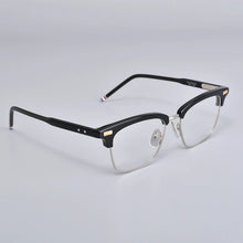 Load image into Gallery viewer, York Thom Brand Classic Square Glasses Frame Men Optical Myopia Eyeglasses Women Alloy Acetate Semi Rimless Eyewear TB711