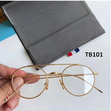 York Thom Brand Designer Eyeglasses Retro Round Glasses Frame Optical Prescription Sunglasses For Men Women Gafas
