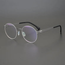 Load image into Gallery viewer, retro gold wire round glasses frame men Designer pure titanium optical eyeglasses myopia reading women personalized eyewear