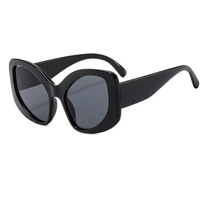 New special-shaped exaggerated sunglasses Y2K colorful large-frame glasses outdoor sunscreen sunglasses cat-eye sunglasses UV400
